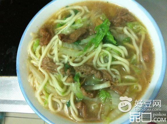 羊肉汆面