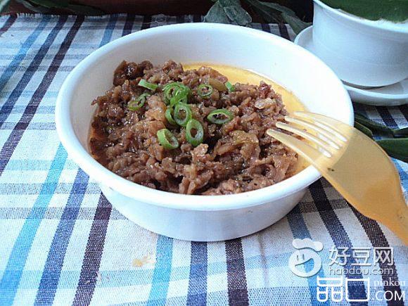 羊肉末蒸蛋