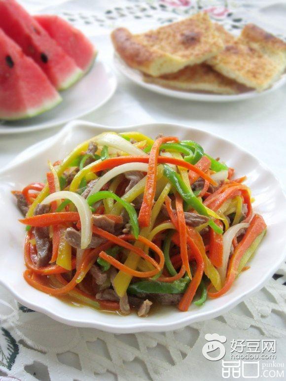 胡萝卜羊肉丝