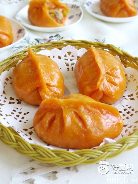 胡萝卜羊肉蒸饺