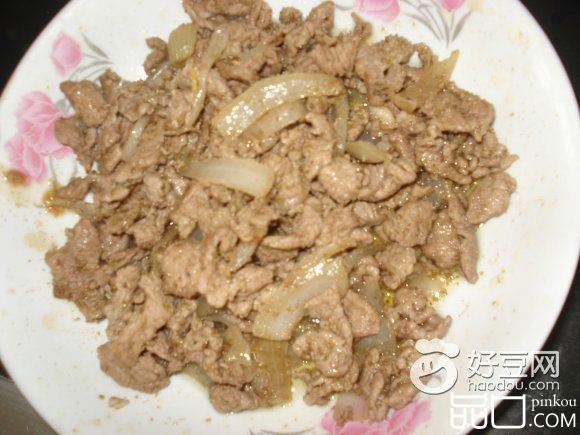 孜然葱头羊肉