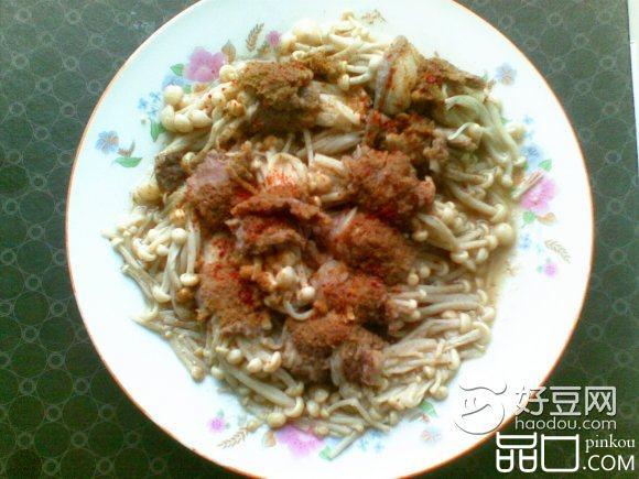 羊肉金针卷