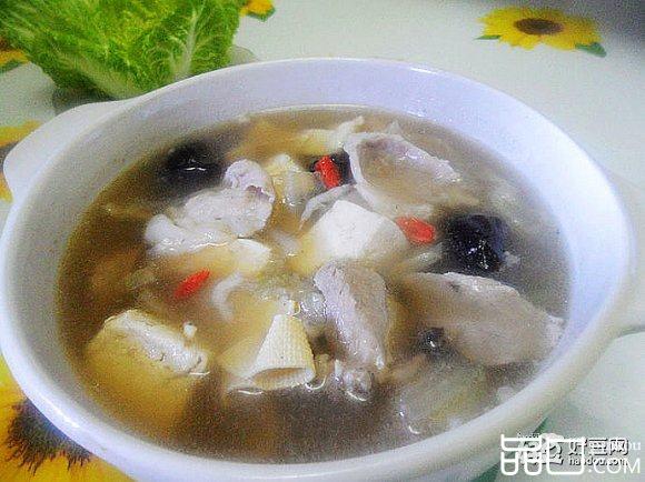 羊肉白菜炖豆腐