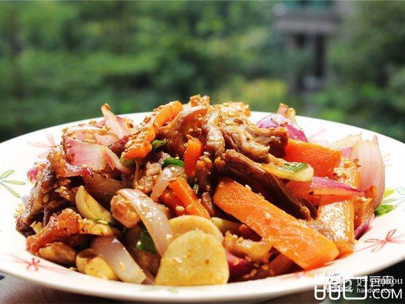 孜然时蔬羊肉