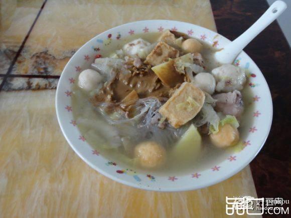白菜鱼丸汆羊肉