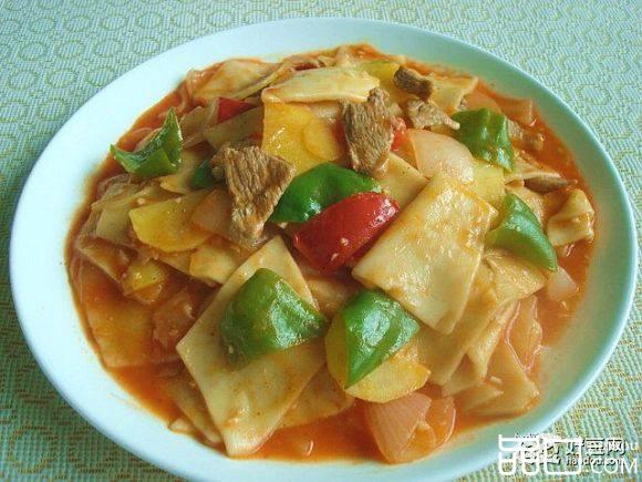 炒面片—新疆味道
