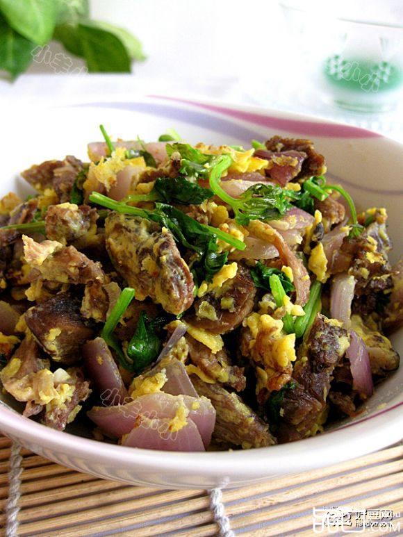 蛋花羊肉