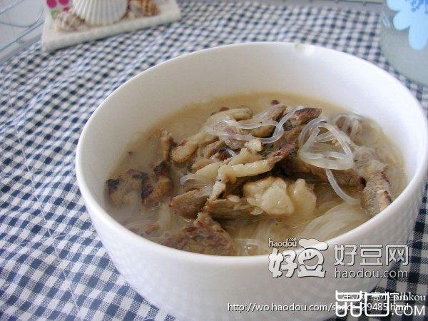 葱爆羊肉粉丝汤