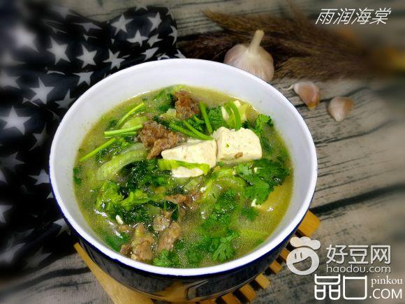 牛肉白菜豆腐汤