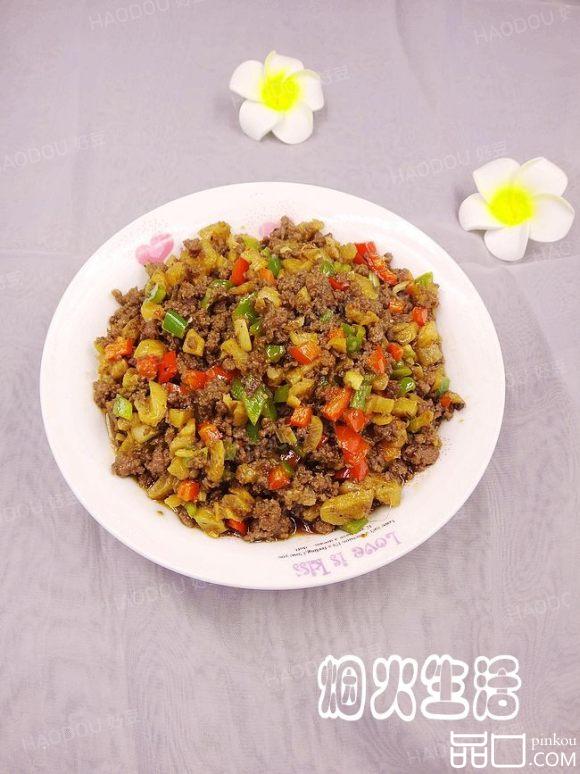 酸萝卜炒牛肉