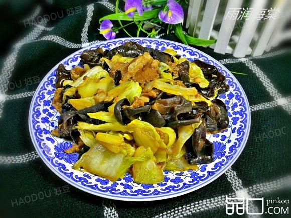 白菜木耳炒牛肉