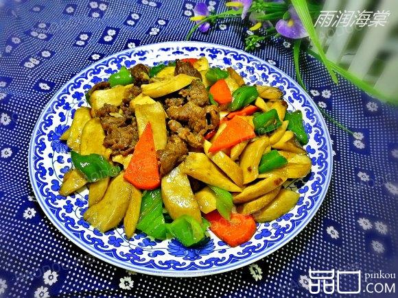 杏鲍菇青椒炒牛肉