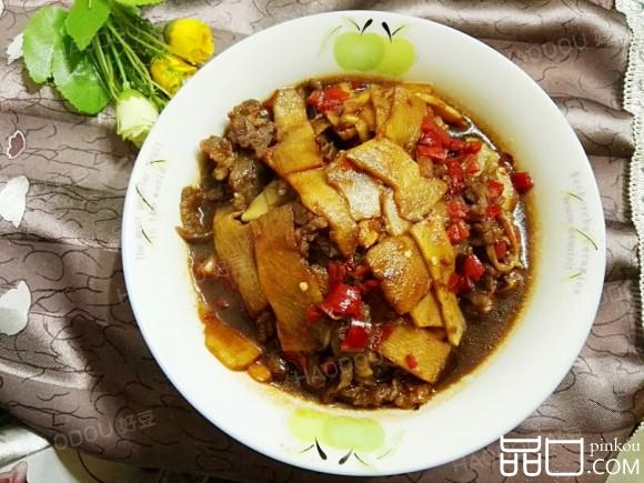 剁椒酱烧春笋牛肉