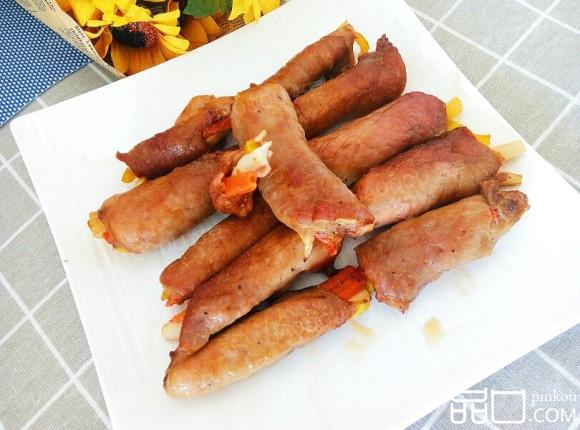 烤牛肉蔬菜卷