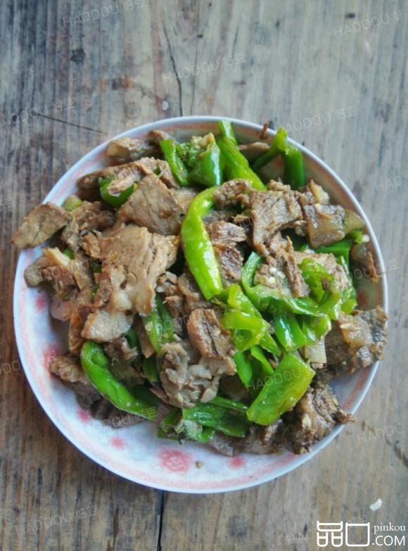 五香牛肉炒辣椒