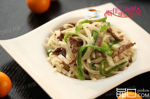 牛肉青椒萝卜丝