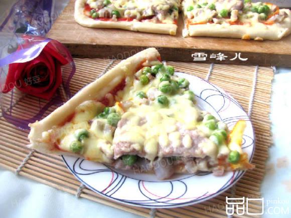 脆底牛肉披萨