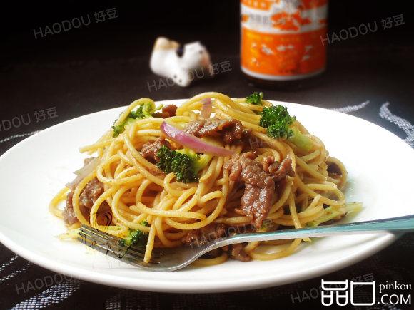 沙茶牛肉意面 #百味来