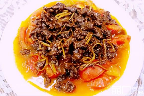 西红柿炒牛肉