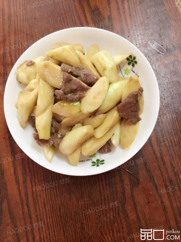 茭白炒牛肉