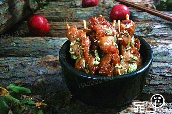 茴香孜然牙签牛肉