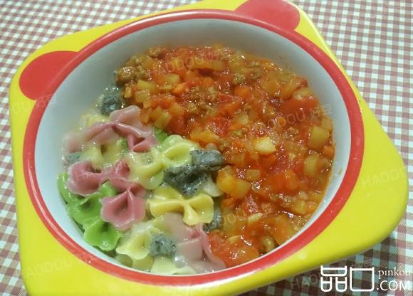 茄汁肉酱蝴蝶面