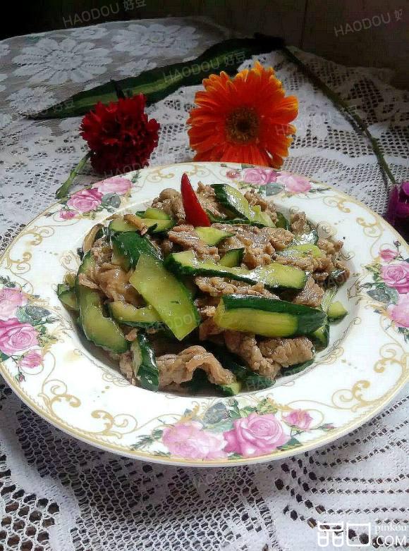 青瓜炒牛肉
