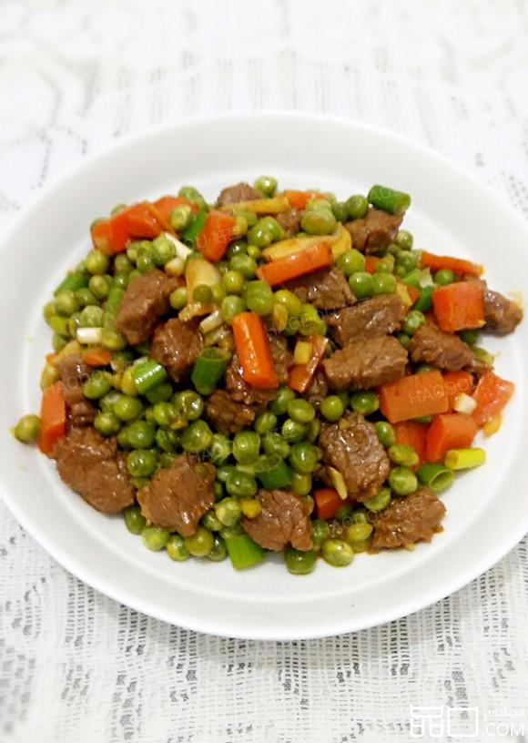 豌豆牛肉粒