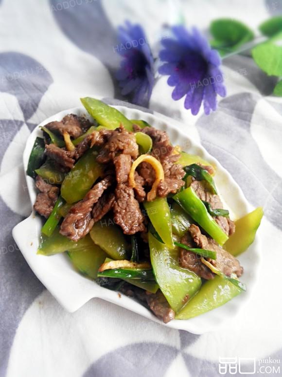 牛肉炒黄瓜
