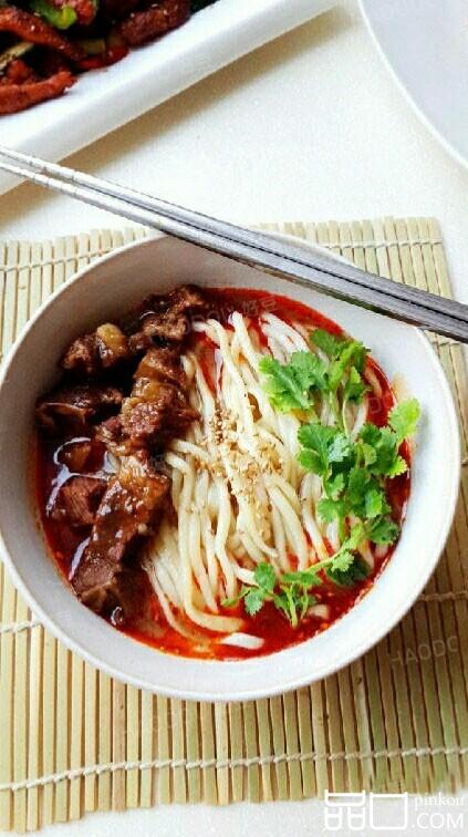 红油牛肉面