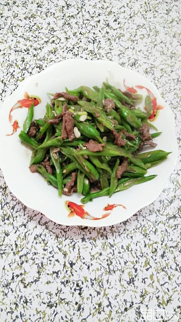 扁豆炒牛肉#多效护理