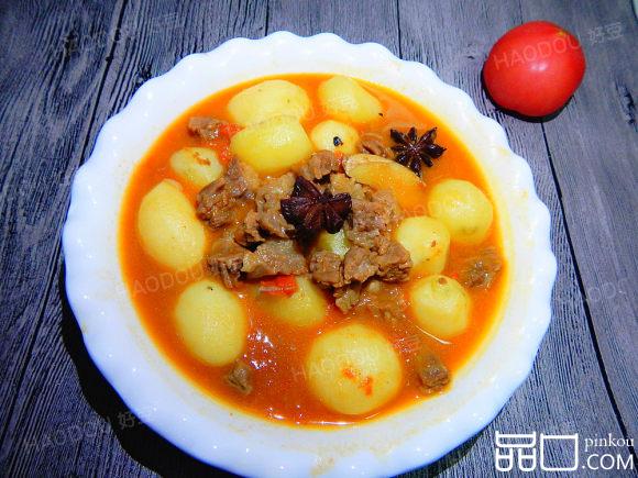 小土豆炖牛肉