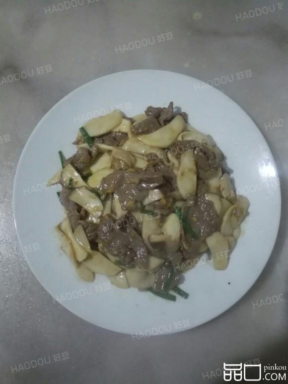 牛肉炒杏鲍菇