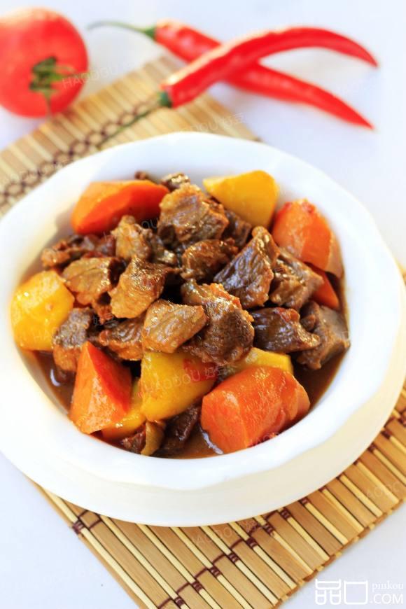 胡萝卜烧牛肉