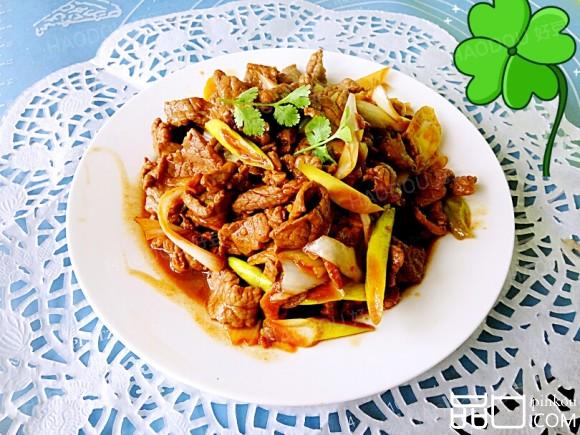 大葱爆牛肉