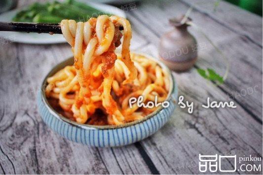 茄汁肉酱乌冬