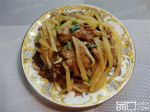 萝卜丝炒牛肉