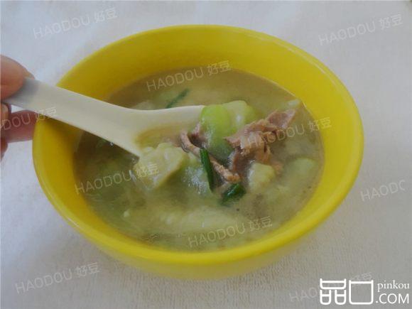 牛肉丝瓜汤