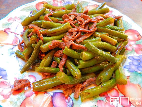 豆角炒牛肉