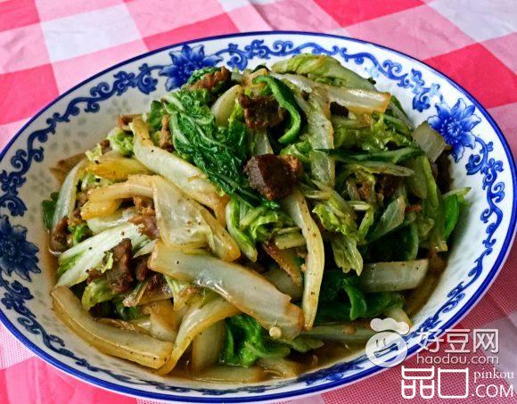 大白菜炒牛肉