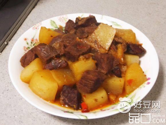 白萝卜烩牛肉
