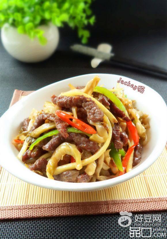仔姜榨菜炒牛肉