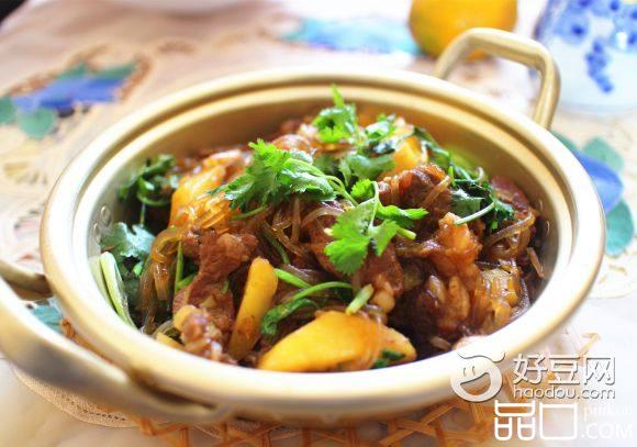 粉丝土豆烧牛肉
