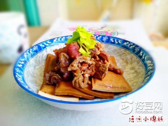 香干烧牛肉