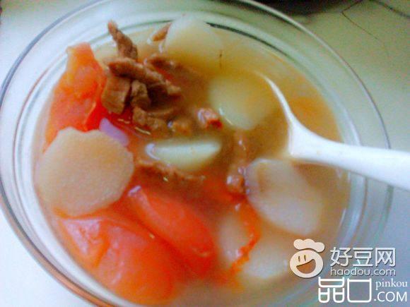 番茄山药炖牛肉