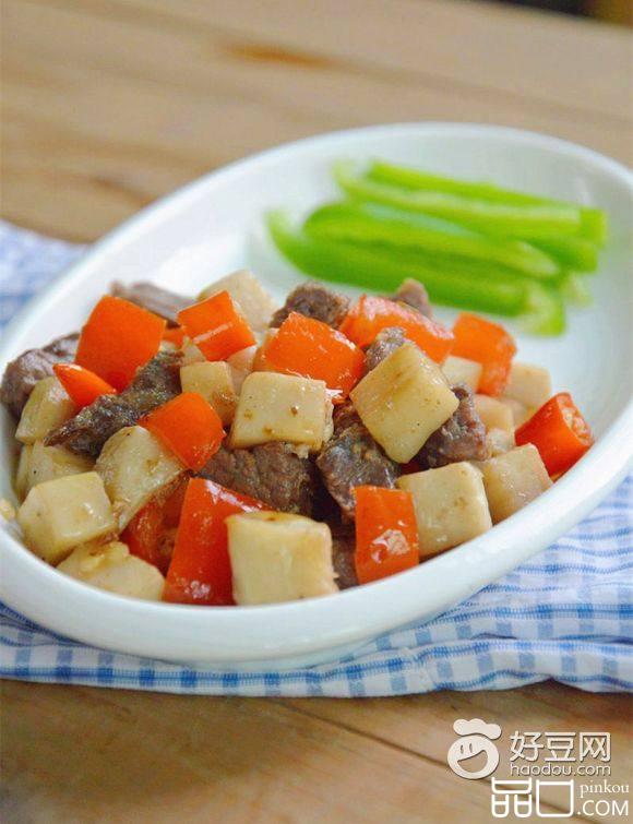 杏鲍菇牛肉丁