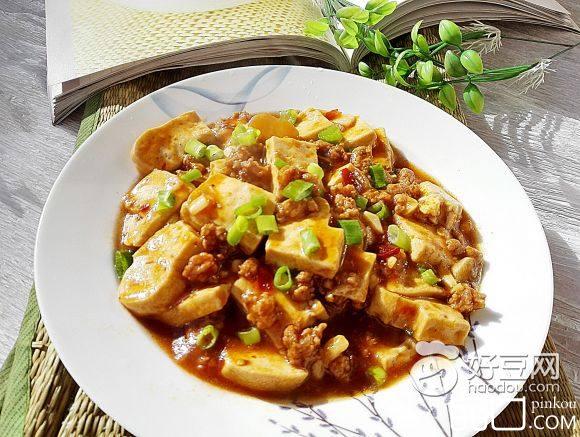 肉末烧豆腐