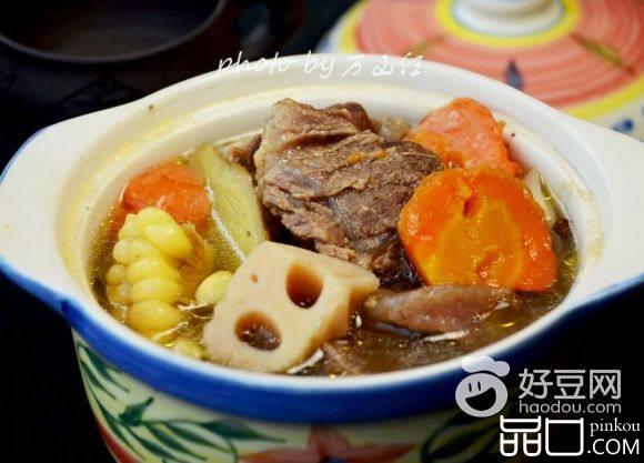 玉米莲藕炖牛肉