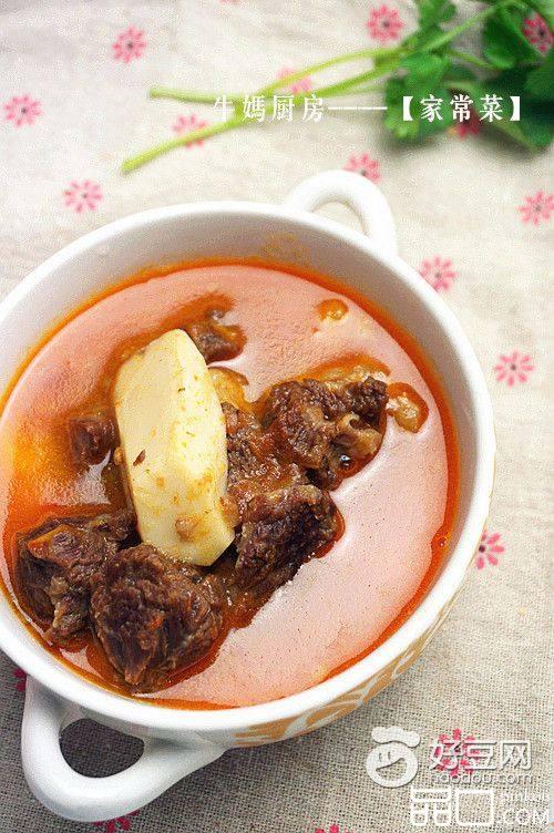 番茄焖牛肉