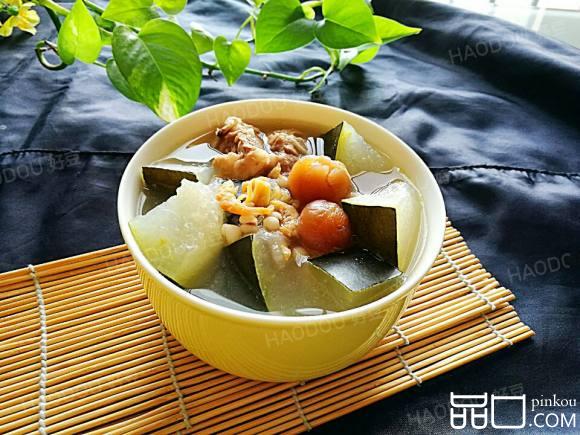 秋季之冬瓜海鲜排骨汤